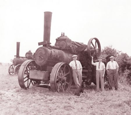 These two steam engines were made in 1916