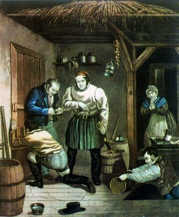 ‘Smugglers Alarmed’  Print c.1800