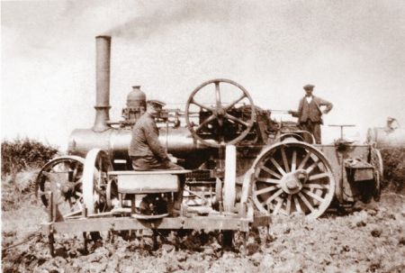 Steam Engine and Plouch c.1925
